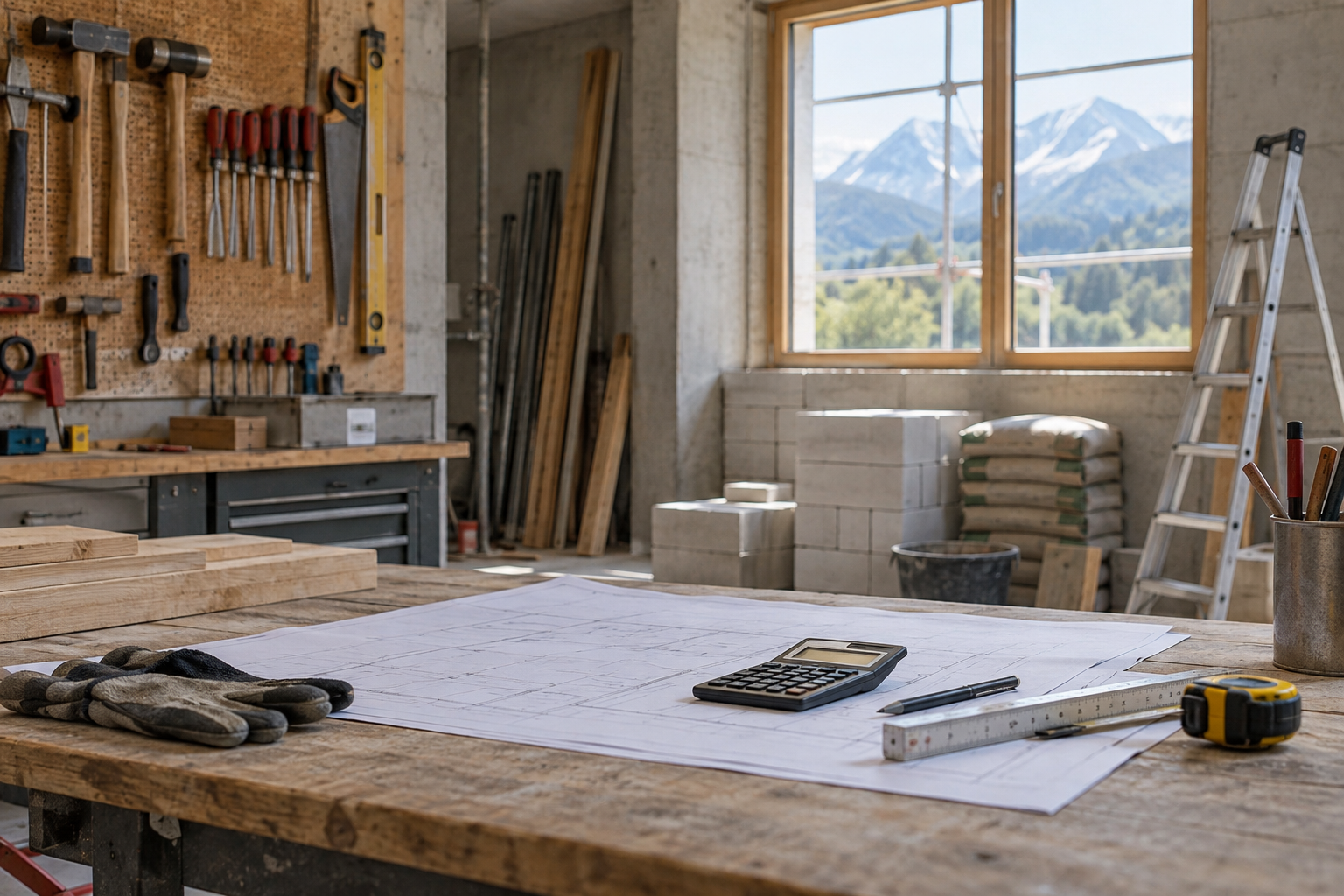 Gewerbe und Handwerk: Aufträge real um 4,4 Prozent gesunken (KI-generiertes Bild)