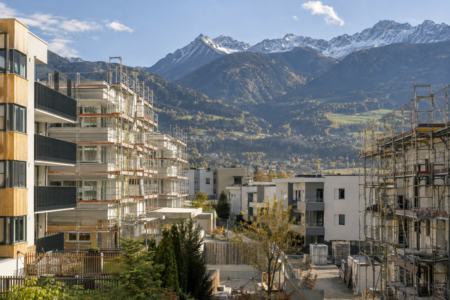 Innsbruck-Land: 15,66 Millionen Euro für Wohnbau zugesichert (KI-generiertes Bild)